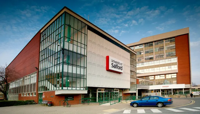 Exterior of The University of Salford