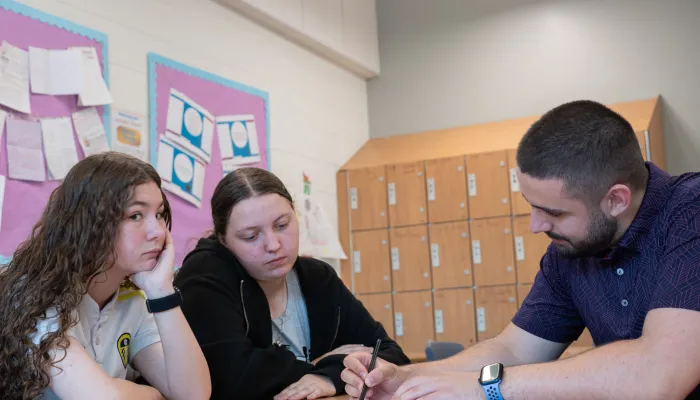 A Tutor Trust summer school session at Bishop Young C of E Academy, Leeds