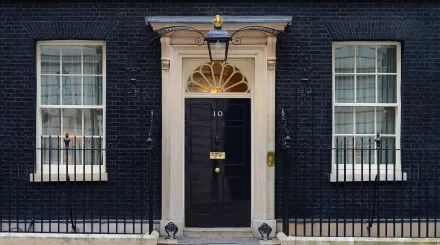 Door of 10 Downing Street (Photo: Sergeant Tom Robinson RLC/MOD)