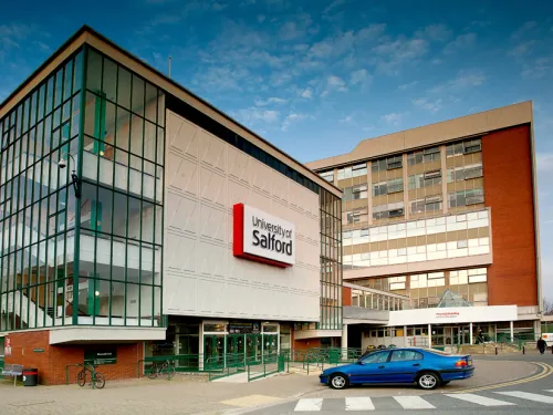 Exterior of The University of Salford
