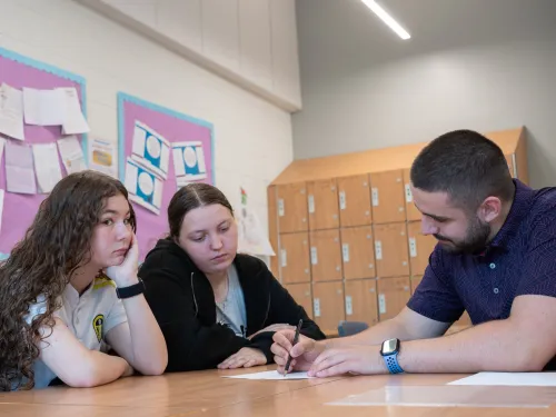 A Tutor Trust summer school session at Bishop Young C of E Academy, Leeds