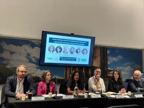 Tutor Trust CEO Ed Marsh attends a panel at the Labour Party Conference